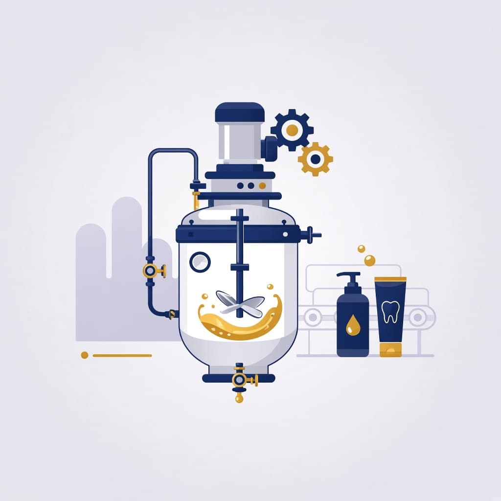 Ilustração de fabricação industrial